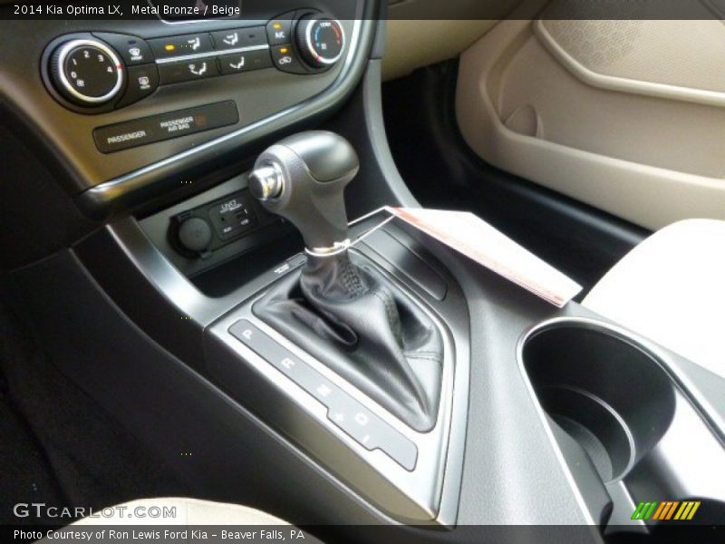 Metal Bronze / Beige 2014 Kia Optima LX