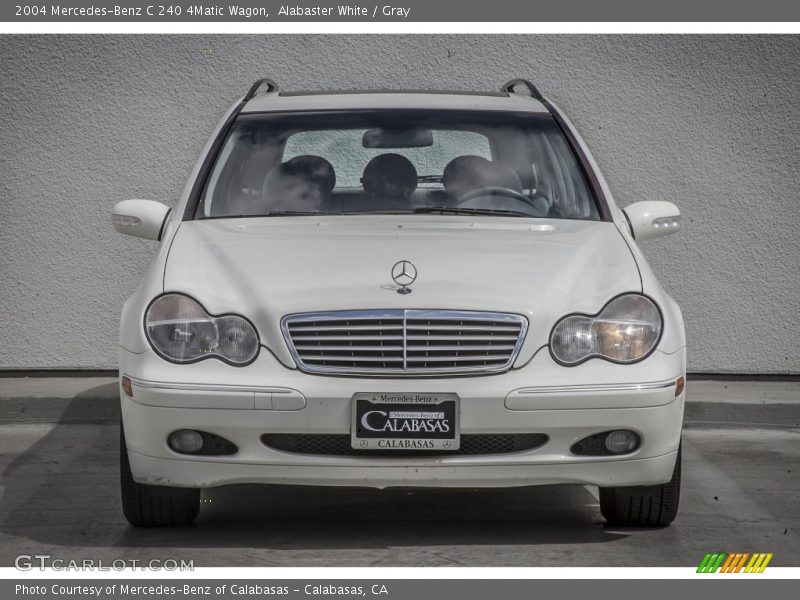 Alabaster White / Gray 2004 Mercedes-Benz C 240 4Matic Wagon