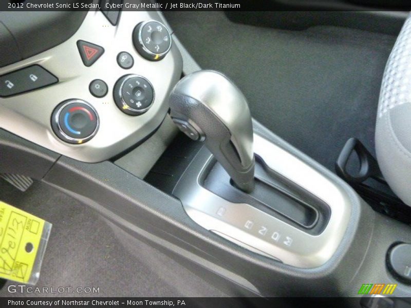 Cyber Gray Metallic / Jet Black/Dark Titanium 2012 Chevrolet Sonic LS Sedan