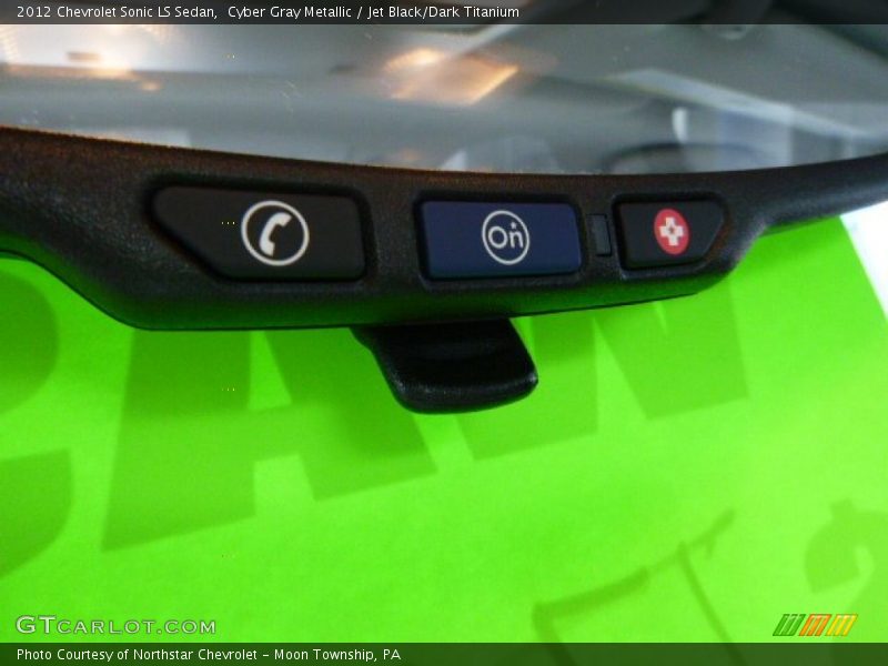 Cyber Gray Metallic / Jet Black/Dark Titanium 2012 Chevrolet Sonic LS Sedan