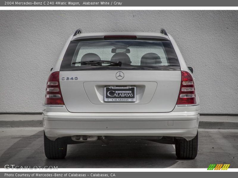 Alabaster White / Gray 2004 Mercedes-Benz C 240 4Matic Wagon