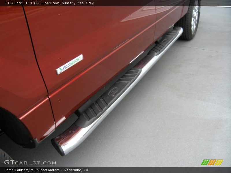 Sunset / Steel Grey 2014 Ford F150 XLT SuperCrew