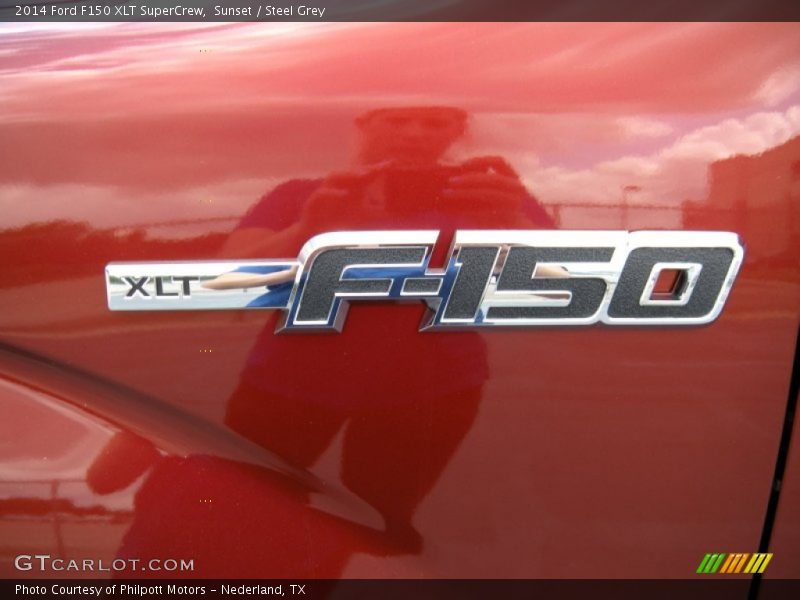 Sunset / Steel Grey 2014 Ford F150 XLT SuperCrew