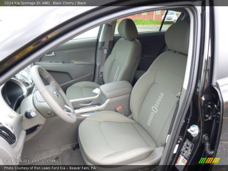 Black Cherry / Black 2014 Kia Sportage EX AWD