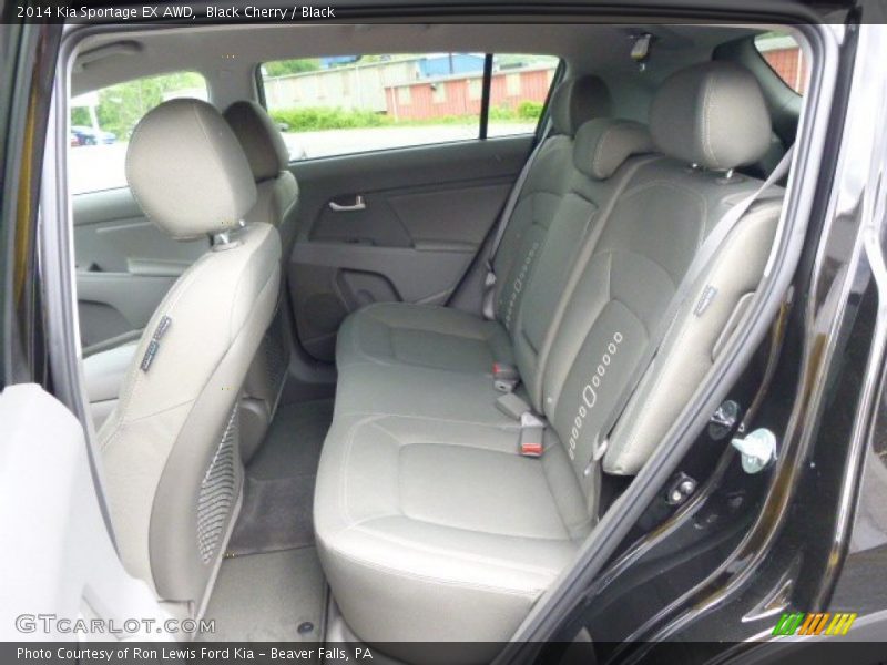 Black Cherry / Black 2014 Kia Sportage EX AWD