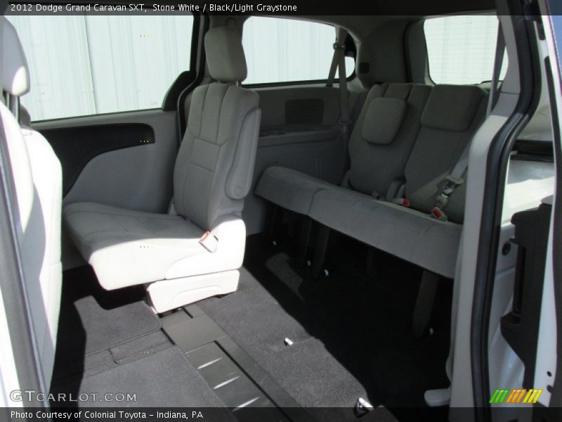 Stone White / Black/Light Graystone 2012 Dodge Grand Caravan SXT