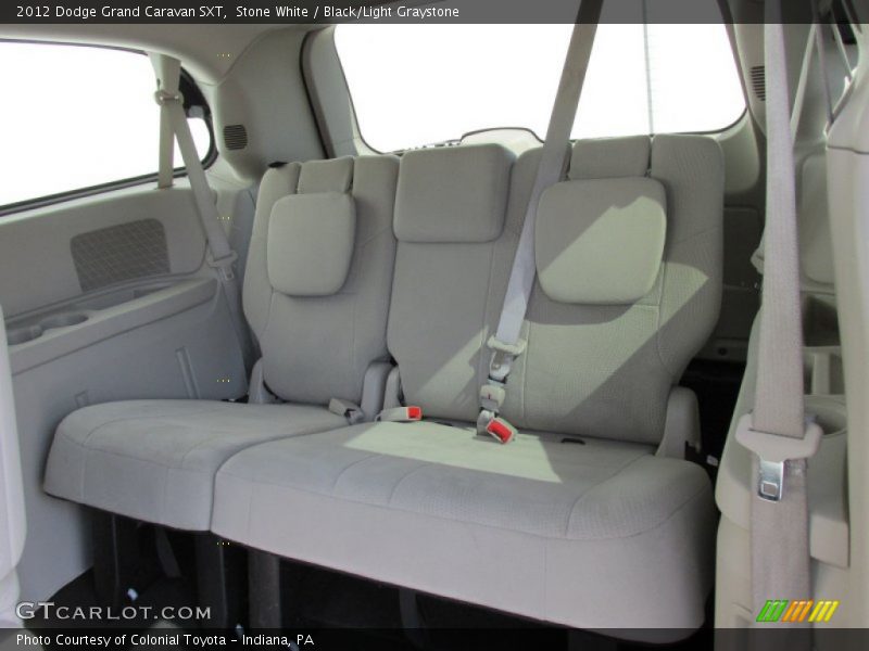 Stone White / Black/Light Graystone 2012 Dodge Grand Caravan SXT