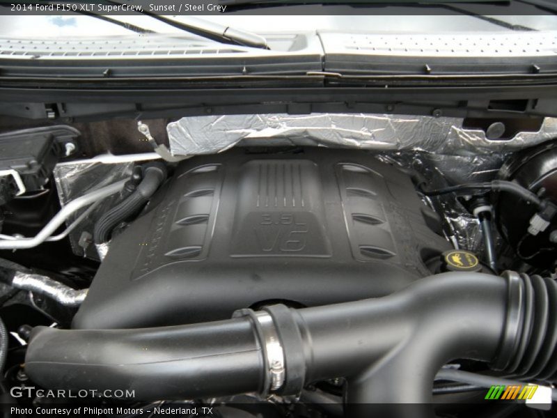 Sunset / Steel Grey 2014 Ford F150 XLT SuperCrew