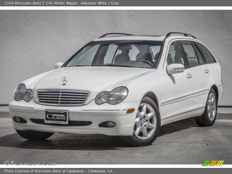 Alabaster White / Gray 2004 Mercedes-Benz C 240 4Matic Wagon