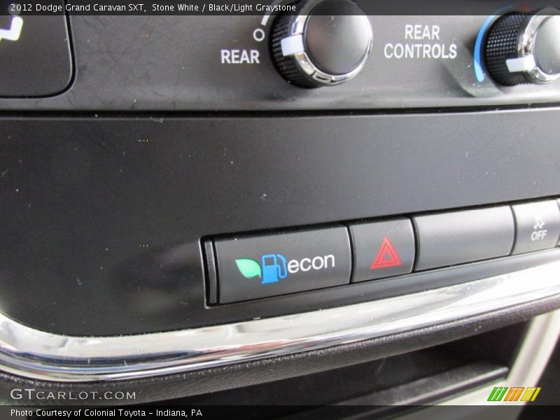 Stone White / Black/Light Graystone 2012 Dodge Grand Caravan SXT