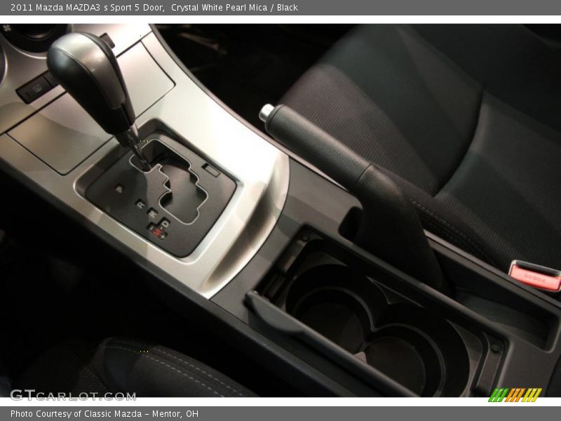 Crystal White Pearl Mica / Black 2011 Mazda MAZDA3 s Sport 5 Door