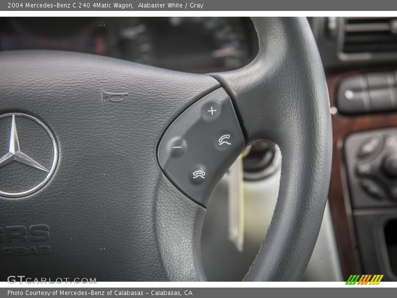 Controls of 2004 C 240 4Matic Wagon