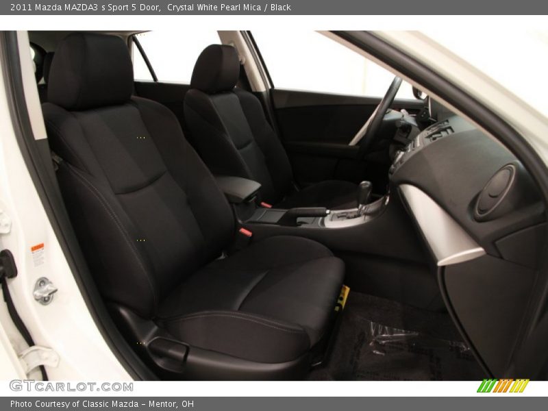 Crystal White Pearl Mica / Black 2011 Mazda MAZDA3 s Sport 5 Door