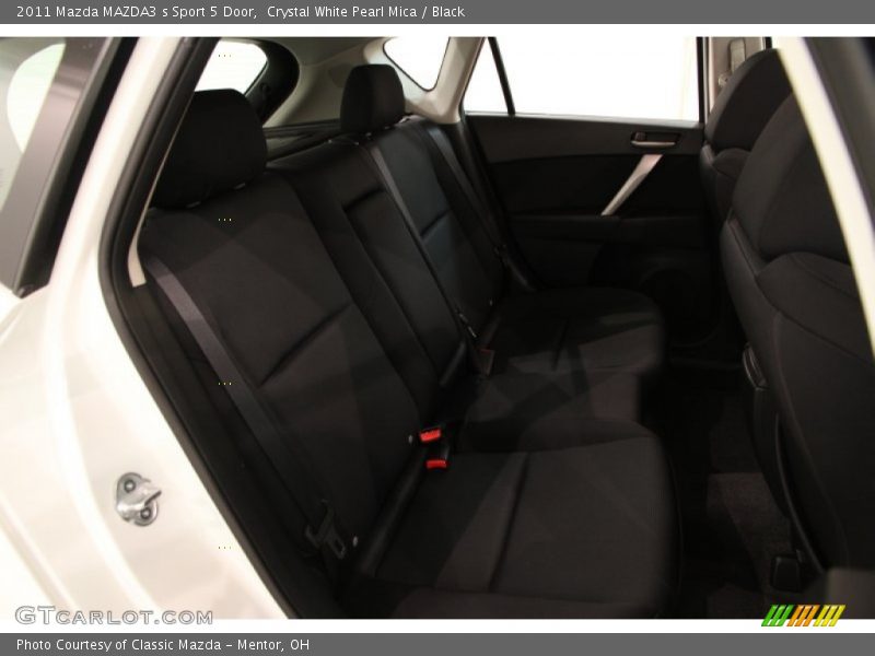Crystal White Pearl Mica / Black 2011 Mazda MAZDA3 s Sport 5 Door