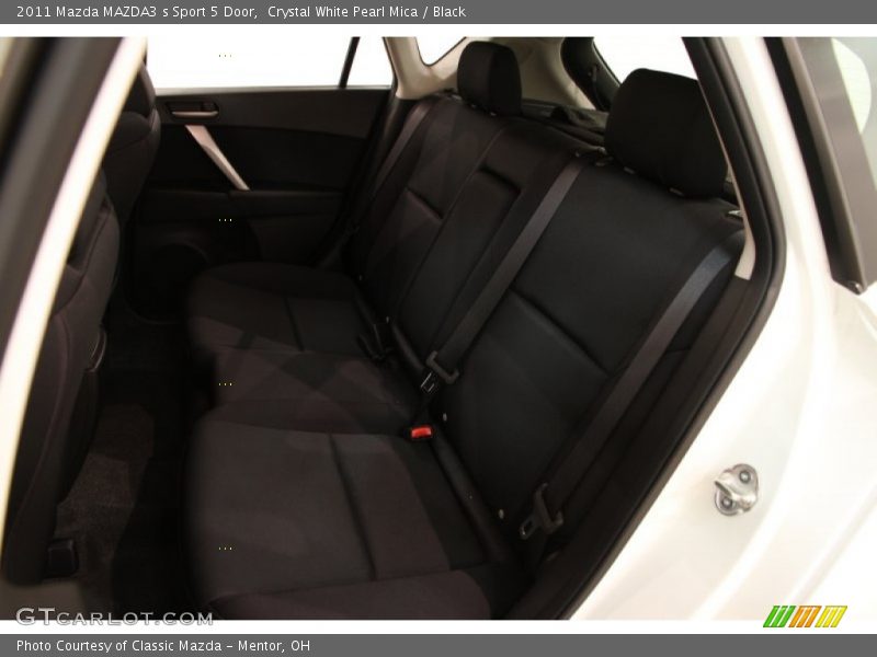 Crystal White Pearl Mica / Black 2011 Mazda MAZDA3 s Sport 5 Door
