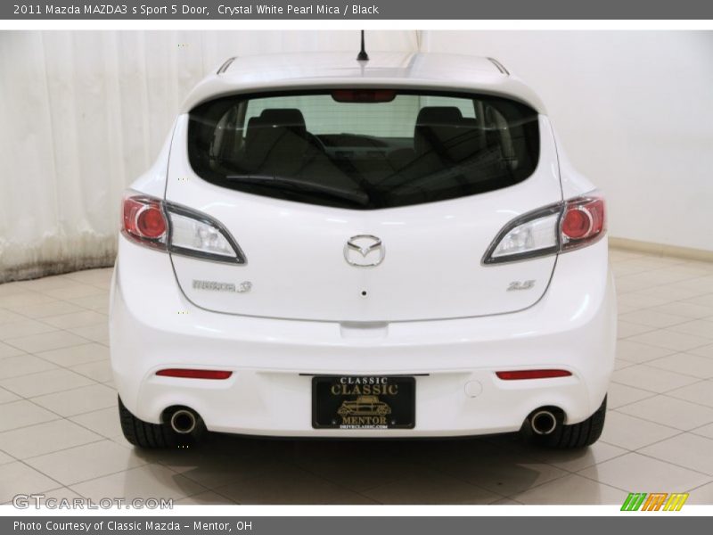 Crystal White Pearl Mica / Black 2011 Mazda MAZDA3 s Sport 5 Door