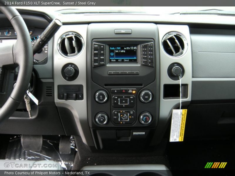 Sunset / Steel Grey 2014 Ford F150 XLT SuperCrew