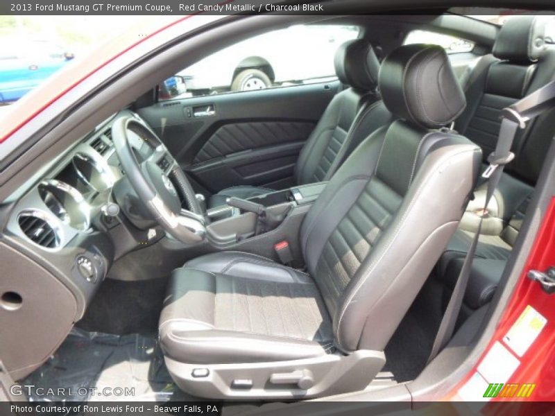 Red Candy Metallic / Charcoal Black 2013 Ford Mustang GT Premium Coupe