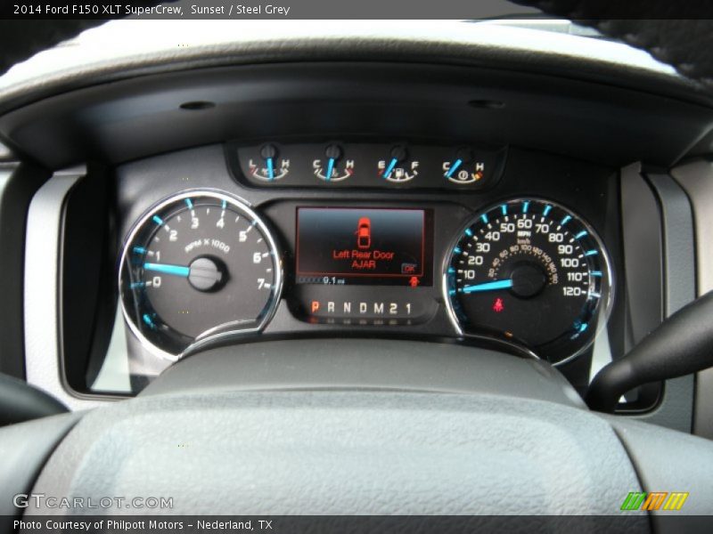 Sunset / Steel Grey 2014 Ford F150 XLT SuperCrew
