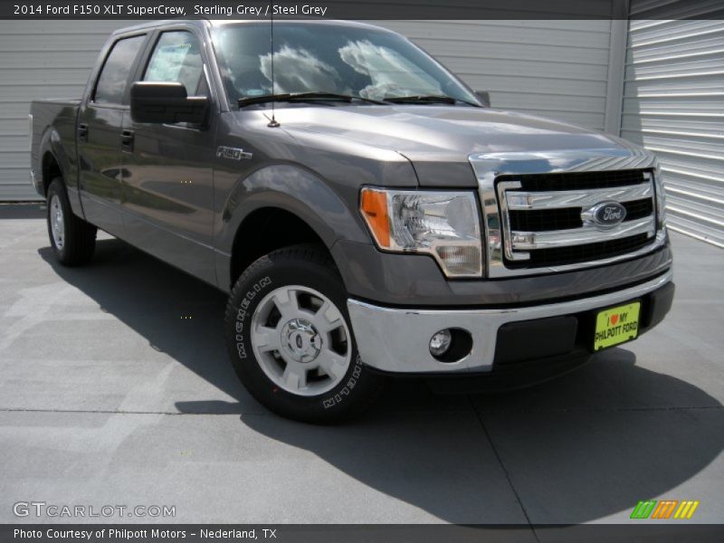 Sterling Grey / Steel Grey 2014 Ford F150 XLT SuperCrew