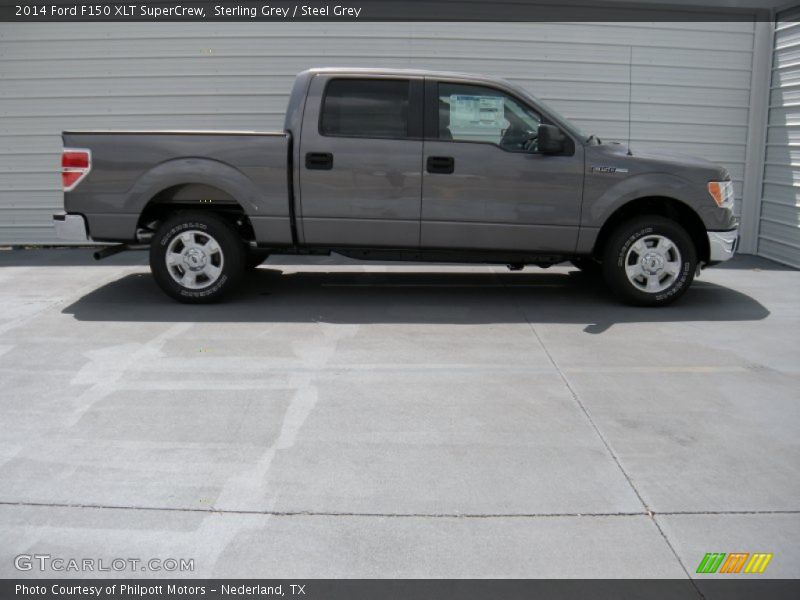 Sterling Grey / Steel Grey 2014 Ford F150 XLT SuperCrew