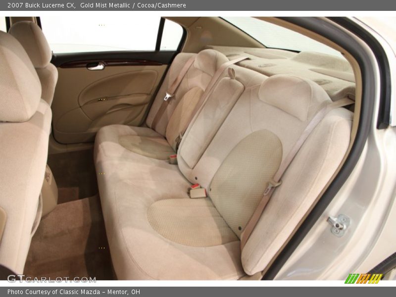 Rear Seat of 2007 Lucerne CX