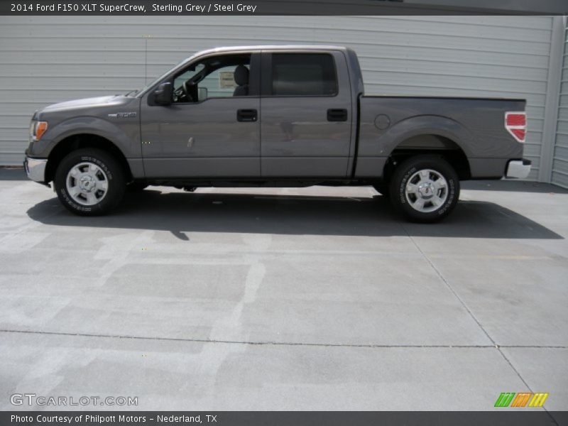 Sterling Grey / Steel Grey 2014 Ford F150 XLT SuperCrew