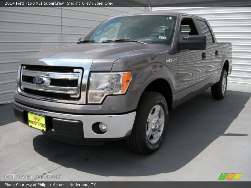 Sterling Grey / Steel Grey 2014 Ford F150 XLT SuperCrew