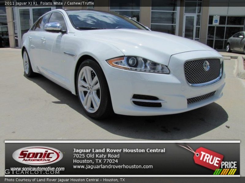 Polaris White / Cashew/Truffle 2011 Jaguar XJ XJ