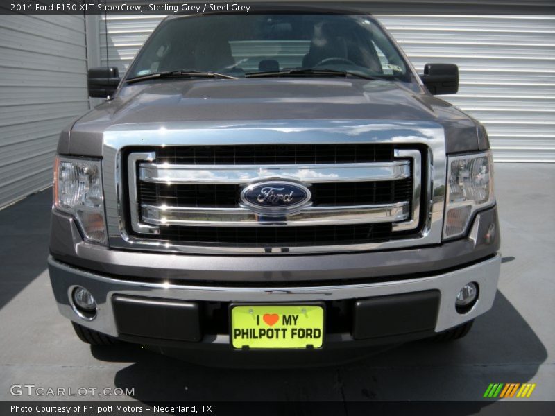 Sterling Grey / Steel Grey 2014 Ford F150 XLT SuperCrew