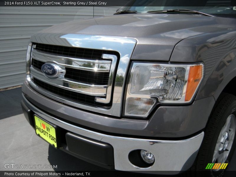 Sterling Grey / Steel Grey 2014 Ford F150 XLT SuperCrew
