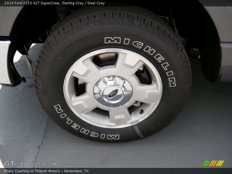 Sterling Grey / Steel Grey 2014 Ford F150 XLT SuperCrew