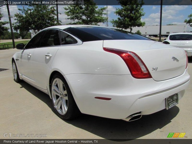 Polaris White / Cashew/Truffle 2011 Jaguar XJ XJ