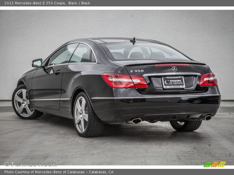 Black / Black 2013 Mercedes-Benz E 350 Coupe