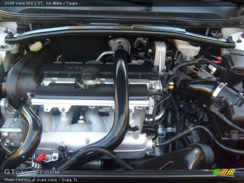 Ice White / Taupe 2008 Volvo S60 2.5T