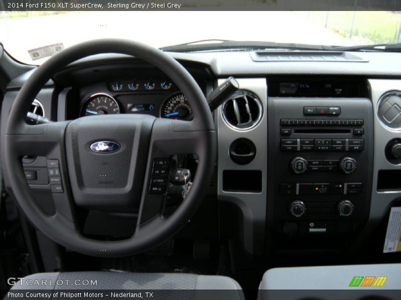 Sterling Grey / Steel Grey 2014 Ford F150 XLT SuperCrew