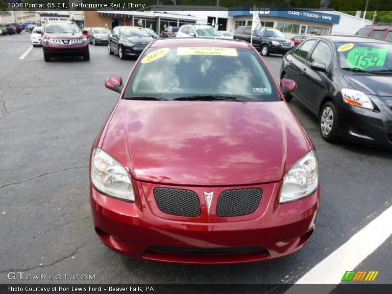 Performance Red / Ebony 2008 Pontiac G5 GT