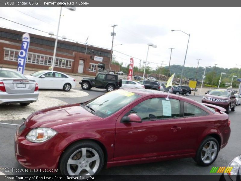 Performance Red / Ebony 2008 Pontiac G5 GT