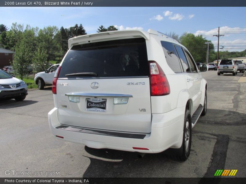 Blizzard White Pearl / Ivory 2008 Lexus GX 470