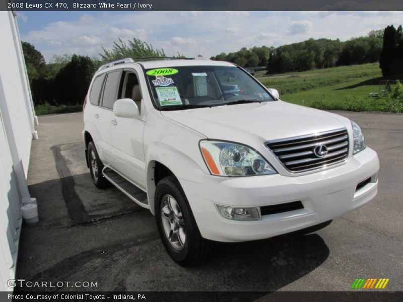 Blizzard White Pearl / Ivory 2008 Lexus GX 470