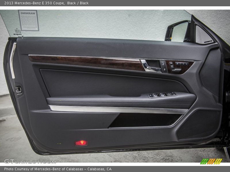 Black / Black 2013 Mercedes-Benz E 350 Coupe