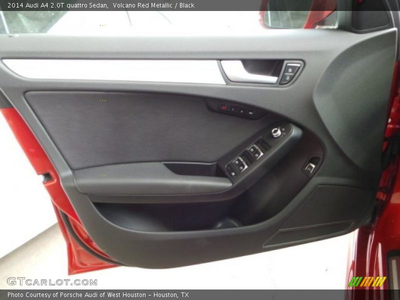 Volcano Red Metallic / Black 2014 Audi A4 2.0T quattro Sedan