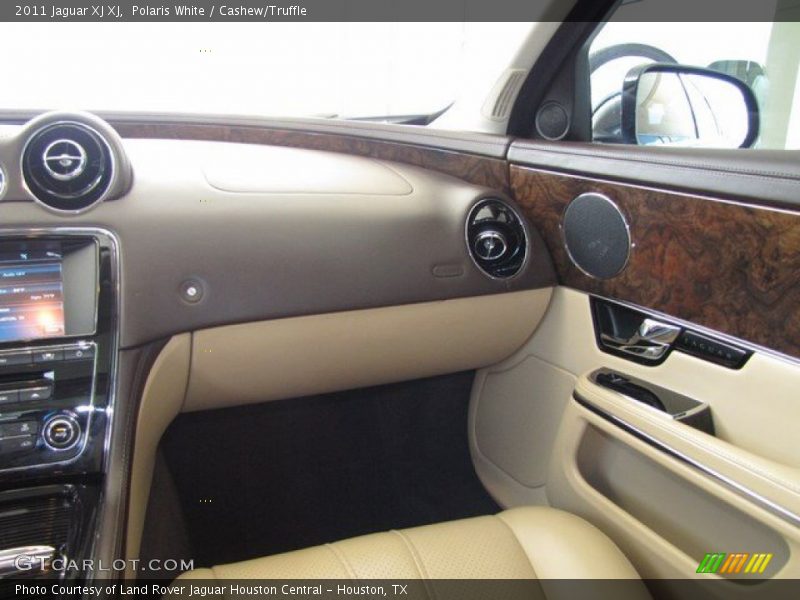 Polaris White / Cashew/Truffle 2011 Jaguar XJ XJ