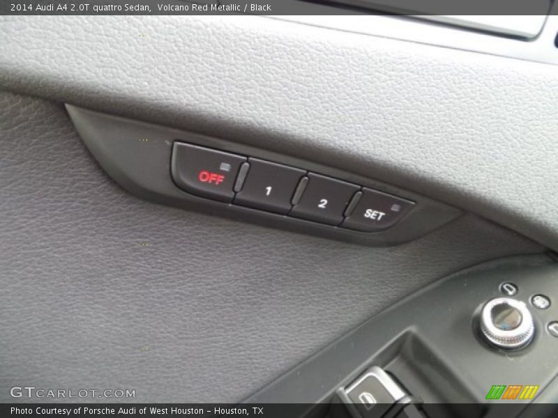 Volcano Red Metallic / Black 2014 Audi A4 2.0T quattro Sedan