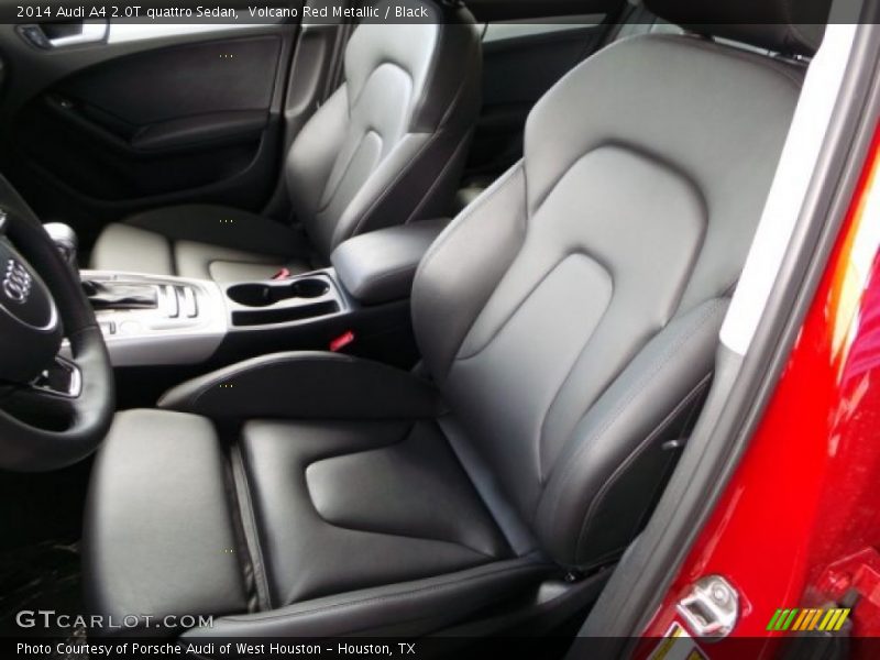 Volcano Red Metallic / Black 2014 Audi A4 2.0T quattro Sedan