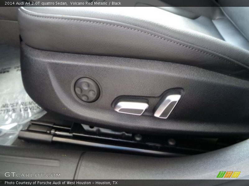 Volcano Red Metallic / Black 2014 Audi A4 2.0T quattro Sedan