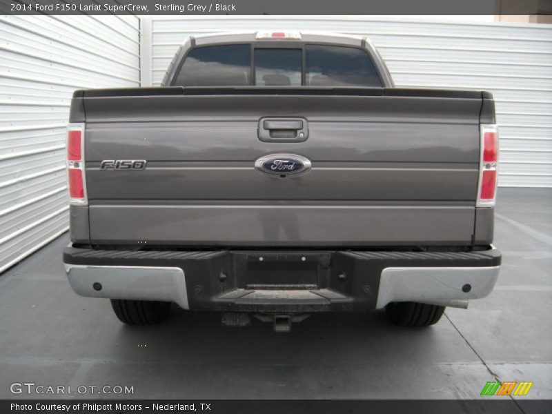 Sterling Grey / Black 2014 Ford F150 Lariat SuperCrew