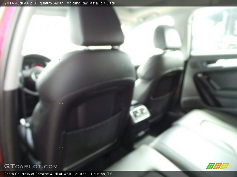 Volcano Red Metallic / Black 2014 Audi A4 2.0T quattro Sedan