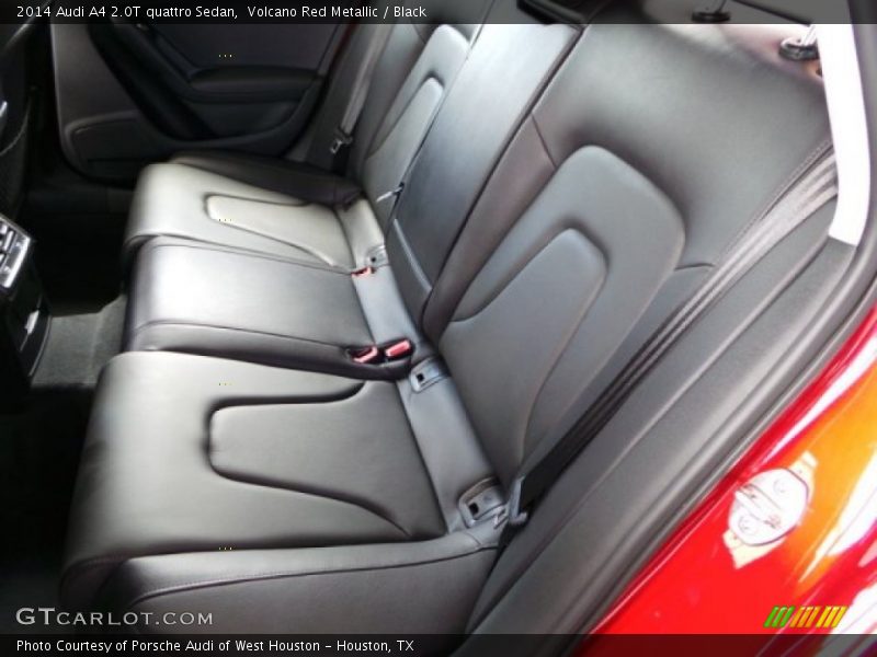 Volcano Red Metallic / Black 2014 Audi A4 2.0T quattro Sedan