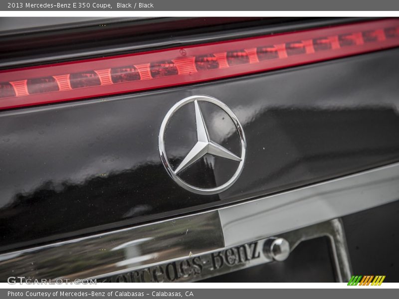Black / Black 2013 Mercedes-Benz E 350 Coupe